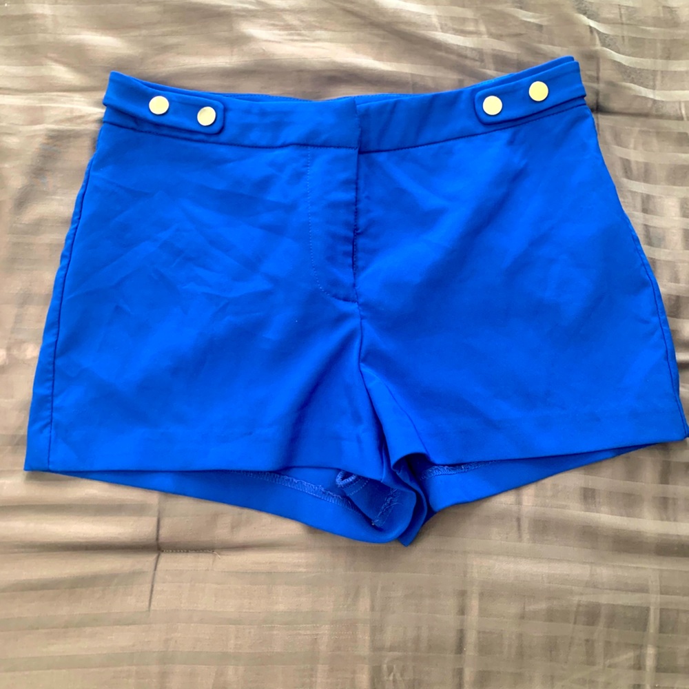 Blue booty shorts